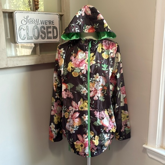 Adidas x Farm Rio RARE Limited Edition Floral Jardim Fruit Garden Track Jacket - Picture 1 of 14